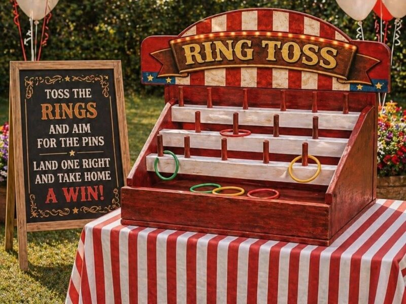 Throwback Funfair Booth